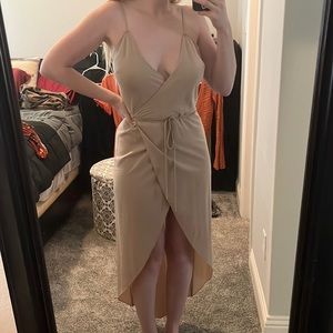 High low tie dress